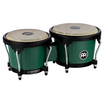 Meinl HB50FG 6 1/2" And 7 1/2" Bongo Plus, Abs Construction - Forest Green