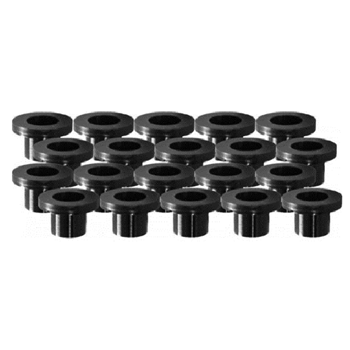Hendrix Drums HDSW-20-B Sleeved Washers - 20 Pack - Black