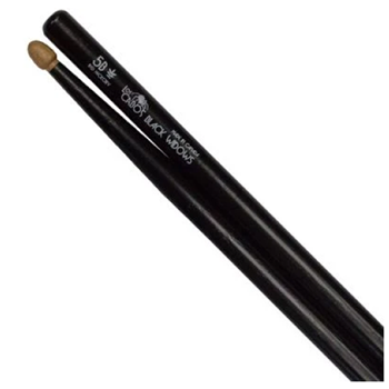 Los Cabos LCD5BRHBW 5B Red Hickory Black Widows Drumsticks