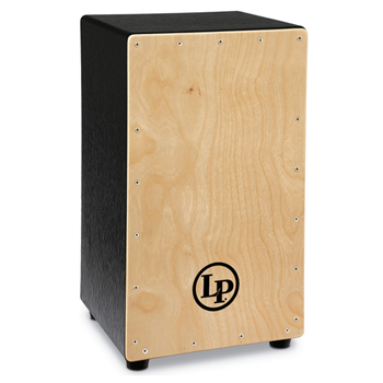 Latin Percussion LP1428NYII (Discontinued) Black Box Wire Cajon w/ Nat Faceplate
