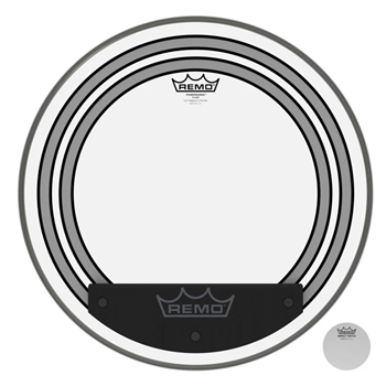 Remo PW-1318-00 18" Powersonic Bass - Clear