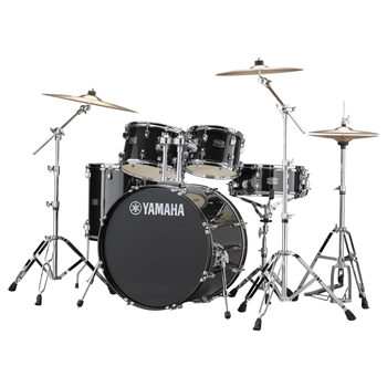 Yamaha RDP2561 BLG Rydeen Series 10, 12, 16ft, 14sd, 22k With Hw, Throne, Cymbals, Black Glitter
