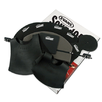Evans SOSETSTD Soundoff Standard Mute Set 12, 13, 14, 16 & Cymals& Bass