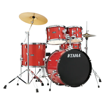 Tama ST52H5CCDS Stagestar 5pc Complete Drum Set W/ Cymbals Candy Red Sparkle