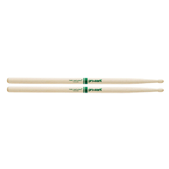 Promark TXR2BW Natural Hickory - 2b - Wood Tip Drum Sticks
