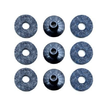 Zildjian ZFSPK (6) Cymbal Felts & (3) 8mm Cymbal Sleeves