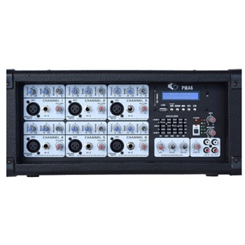 Groove Factory GRF PMA6 500 Watt 6 Channel Powered Mixer With Blue Tooth