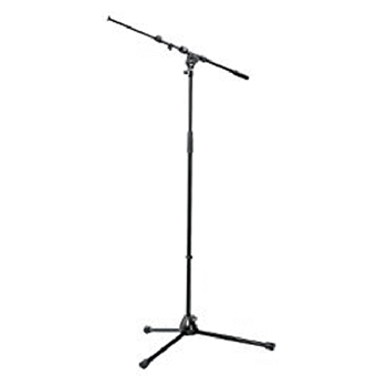 K&M 210 9-BLACK Black Microphone Boom Stand