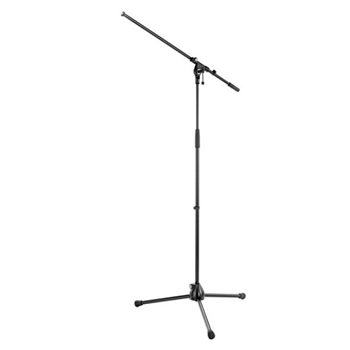 K&M 2102-BLACK Microphone Boom Stand - Black (210/2)