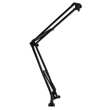K&M 23840-BLACK Microphone Desk Clamp Boom Arm