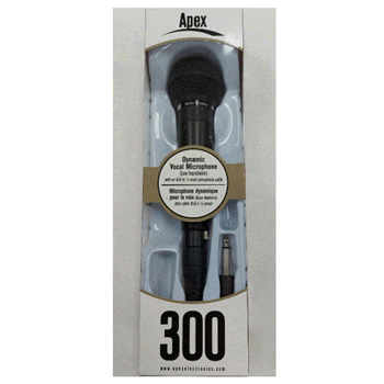 Apex APEX300 Economy Dynamic Microphone with Cable