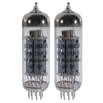 Sovtek 6BQ5M El84 Class A Output Power Amp Tubes Matched Pair