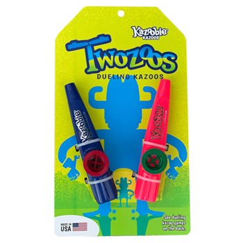 Kazoobie KTWZ-1 Dueling Kazoos - 2 Pack