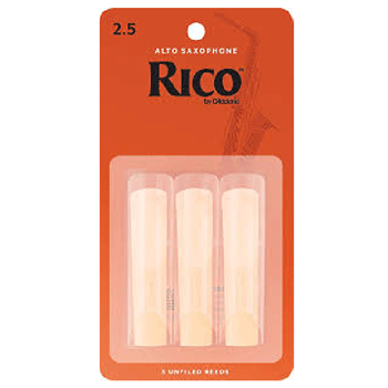 Rico RJA0325 Alto Sax 2 1/2 3pck