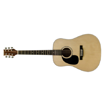 Beaver Creek BCTD101L Full Size Acoustic Guitar Left Handed Version - w/ Gig Bag