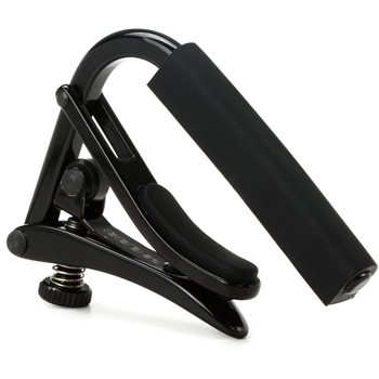 Shubb SHUBB-C1K Capo Noir for Steel String Guitars - Black Chrome