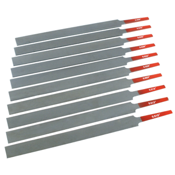 Hosco S-T213-SET Nut File - Edge-Cut For Guitar 10 Sizes