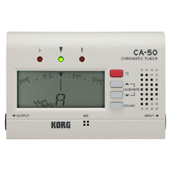 Korg CA50 Chromatic Tuner with Large LCD Screen, Adjustable Calibration Range, Reference Tone
