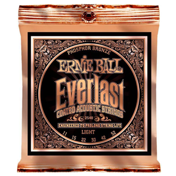Ernie Ball 2548EB Everlast Phosphor Bronze Light 11-52
