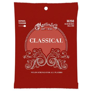 Martin 41Y18M260 Classical Nylong Bronze Ball End Guitar Strings - Normal Tension Gauge 28-43