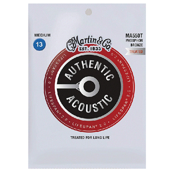 Martin 41Y18MA550T Phospher Bronze Treated Authentic Medium 13-56