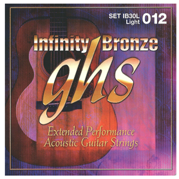 GHS IB30L Infinity Bronze Acoustic Guitar String Set - Light