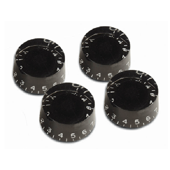 Gibson SK010 See-Through Speed Knobs - Black (4pk)