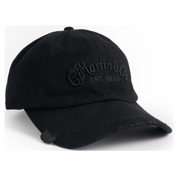 Martin 18NH0064 Ball Cap Pick Hat Black on Black