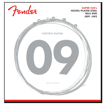 Fender 0730250403 Super 250's Nickel-Plated Steel Guitar Strings