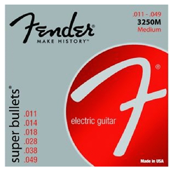 Fender 0733250408 3250 Super Bullets® Nickel Plated Guitar Strings