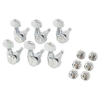 Fender 0990818105 Locking Stratocaster/Telecaster All Short Post Tuning Machine Set - Chrome