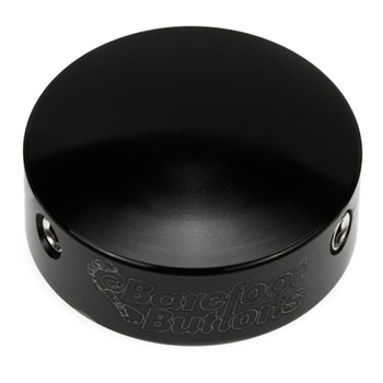 Barefoot Buttons 17-V1-ST-BK V1 Standard Replacement Footswitch Button - Black