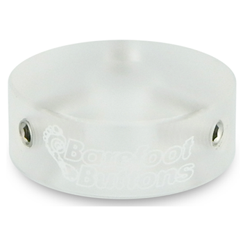 Barefoot Buttons 17-V2-ST-CR V2 Standard Replacement Footswitch Buttons - Clear
