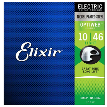 Elixir 19052 10-46 Nickel Optiweb Electric Lights