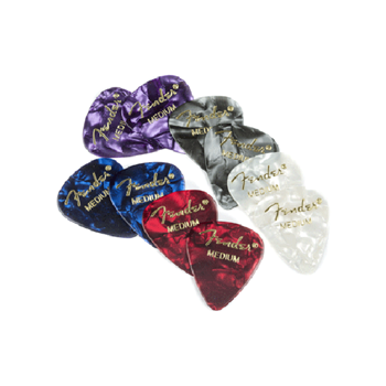 Fender 1980351850 Pick Pack Medium 12pk - Confetti