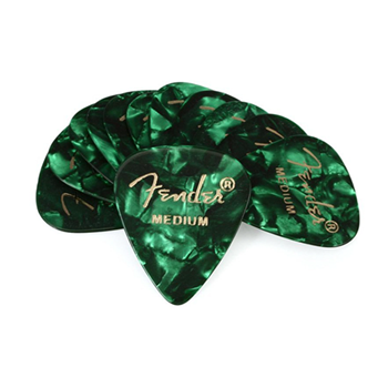 Fender 1980351871 Pick Pack Medium 12pk - Green Moto