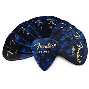 Fender 1980351902 Pick Pack Heavy 12pk - Blue Moto