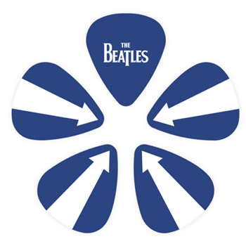 D'Addario 1CWH4-10B10 The Beatles 1964 Tour Ed Sullivan Stage Picks (10pk)