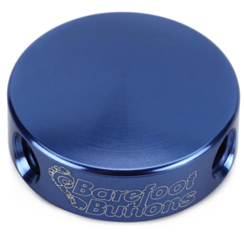 Barefoot Buttons 21-V1-MN-DB V1 Mini Replacement Footswitch Button - Dark Blue