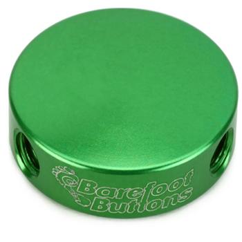 Barefoot Buttons 21-V1-MN-GN V1 Mini Replacement Footswitch Button - Green