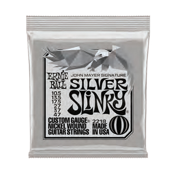 Ernie Ball 2218EB John Mayer Signature Silver Slinky Guitar Strings 10.5 - 47