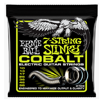 Ernie Ball 2728EB Cobalt Elec. Slinky 7-Reg-10-56