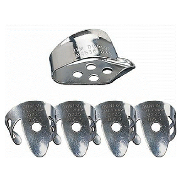 Dunlop 33P-025 Nickel Silver Finger And Thumbpicks 0.025"