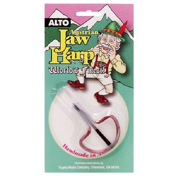 Trophy 3493 Austrian Alto Jaw Harp - Red