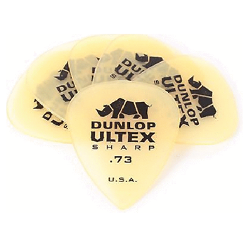 Dunlop 421P.73 Ultex .73mm Standard Pick 6-Pack