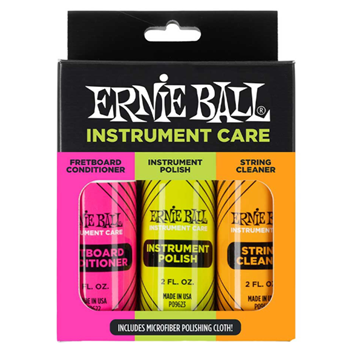 Ernie Ball 4225EB Instrument Care Kit 3 Pack W/cloth