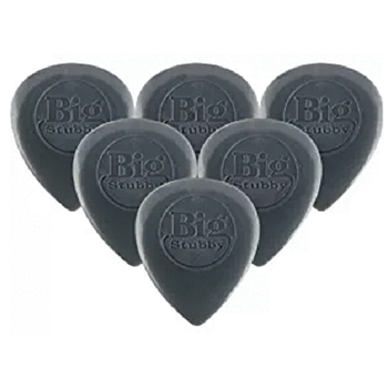 Dunlop 445P-3.0 Nylon Big Stubby 3.0mm - Grey (6pk)