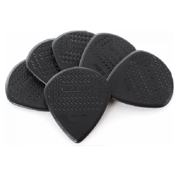 Dunlop 471P3S Max Grip Jazz III Picks - Black Stiffo (6pk)