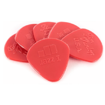 Dunlop 47P3-N Nylon Jazz Sharp Red 1.38mm 6-Pack