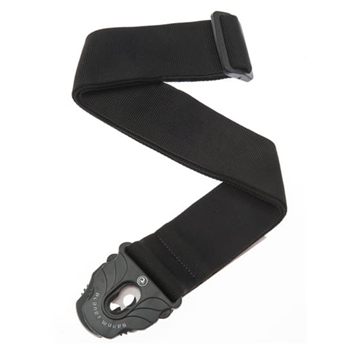 D'Addario 50PLA05 50mm Planet Lock Guitar Strap - Black